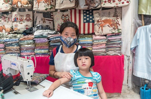 výroba tašek v Číně